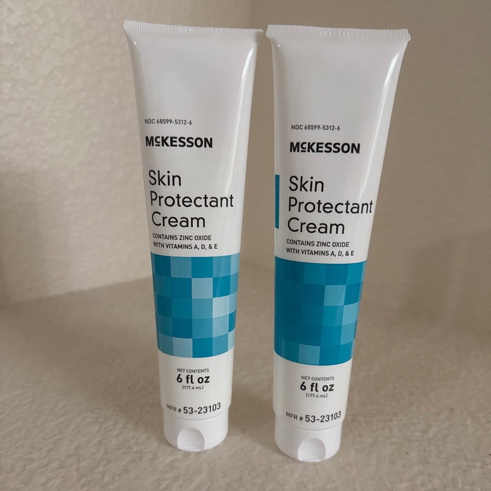 NWOT McKesson Skin Protectant Cream 2 Tubes 6 oz each